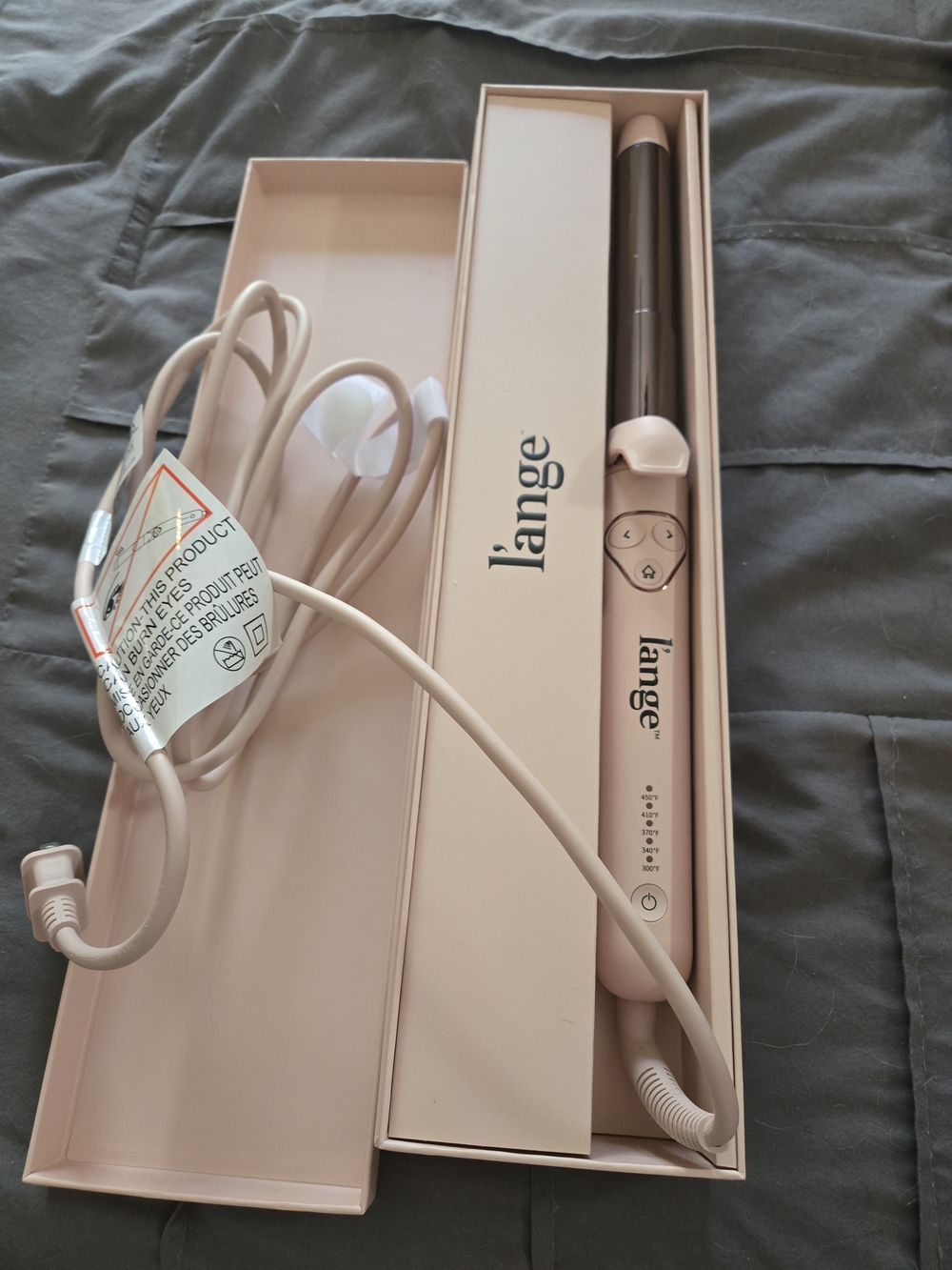 Lange Pink Ceramic Curling Wand